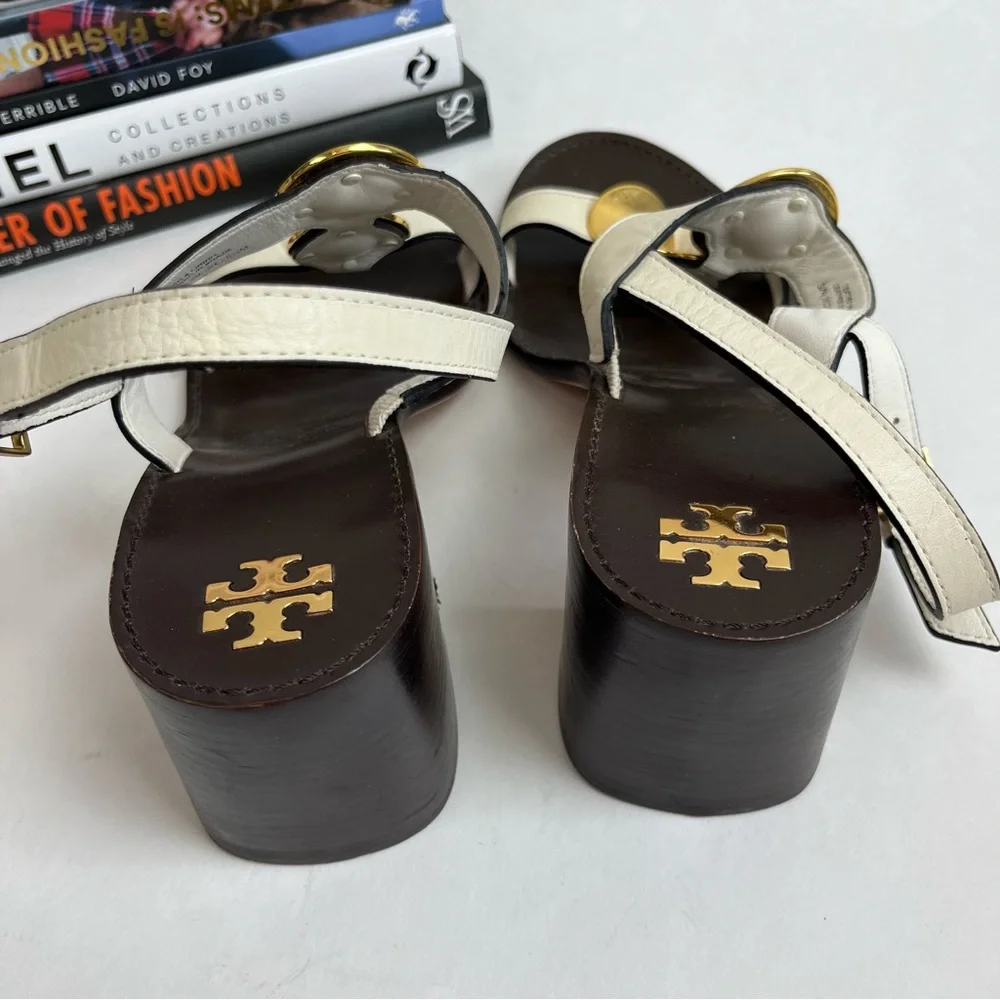 Tory Burch Patos Multi Disk Sandal Block Heel
